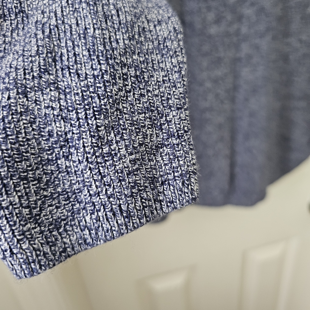 Talbots Heather Blue Lightweight Basic Long Sleev… - image 3